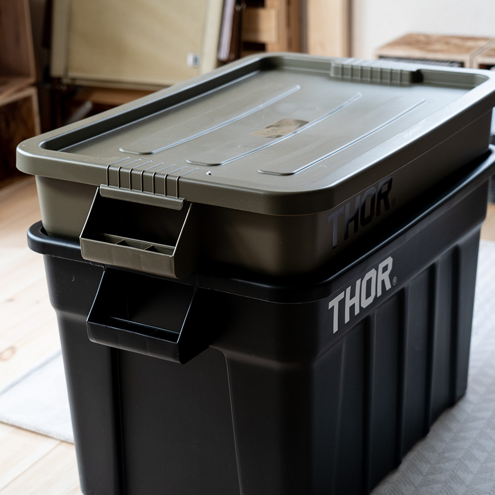 楽天市場】THOR ソー LARGE TOTES WITH LID 75L 【メッセージ