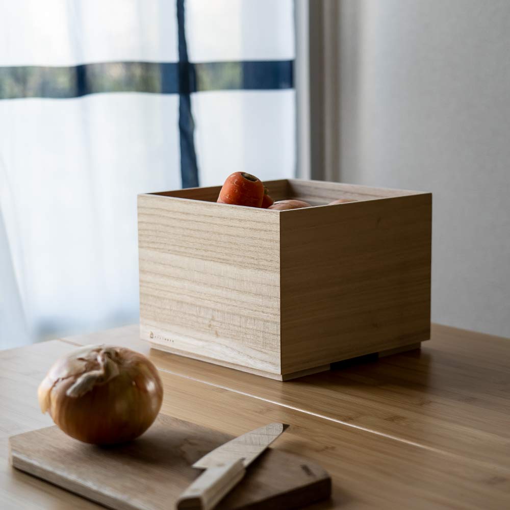 増田桐箱店の米びつと野菜保存箱 野菜保存箱 【 Vegetable Storage 】 - 増田桐箱店オンライストア
