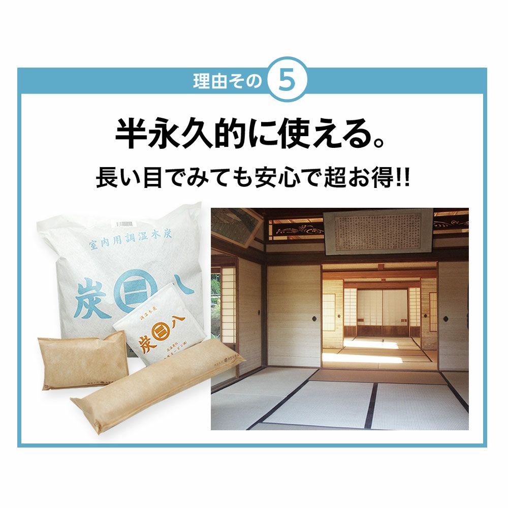 炭八の達人が選ぶ！ちょい足し炭八福袋室内3L小袋タンス玄関下駄箱湿気除湿調湿脱臭車内