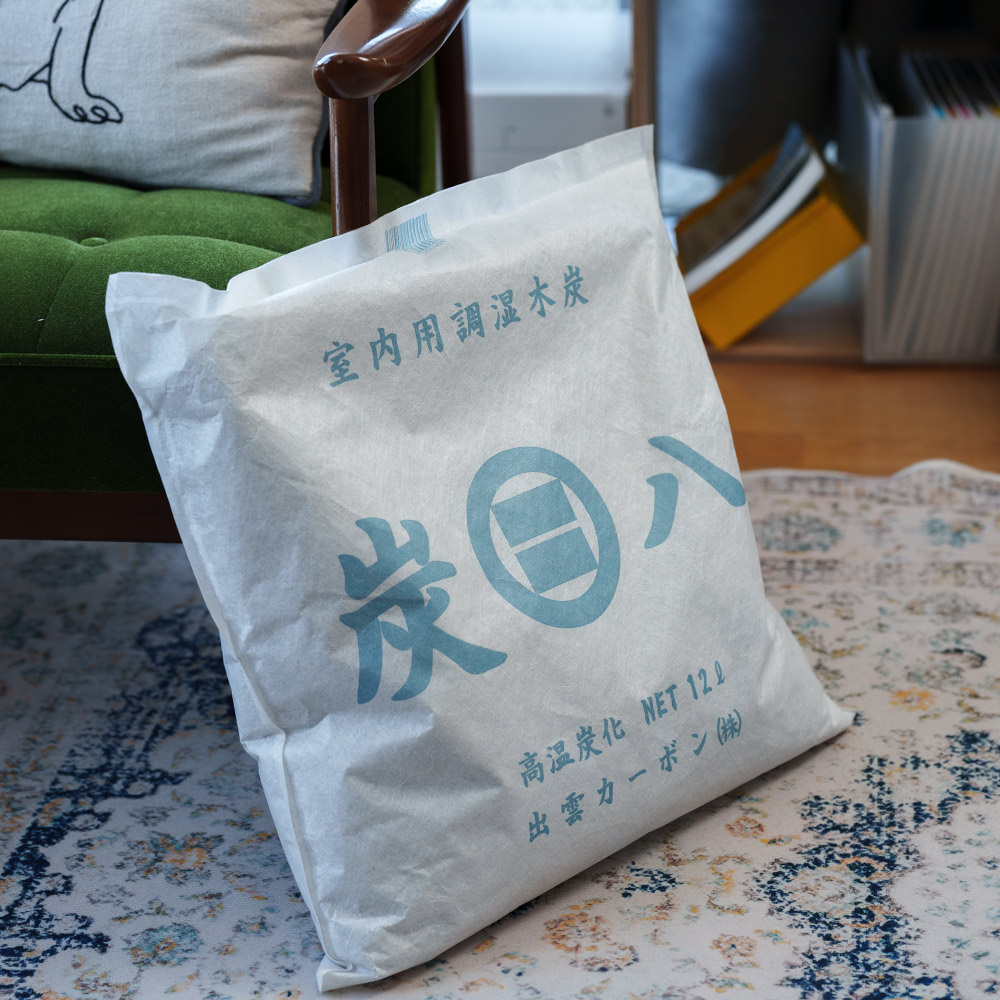 炭八室内用大袋繰り返し使える除湿湿気取り湿気結露防止炭結露防止防止出雲屋調湿消臭除湿剤乾燥材マンション玄関ペット