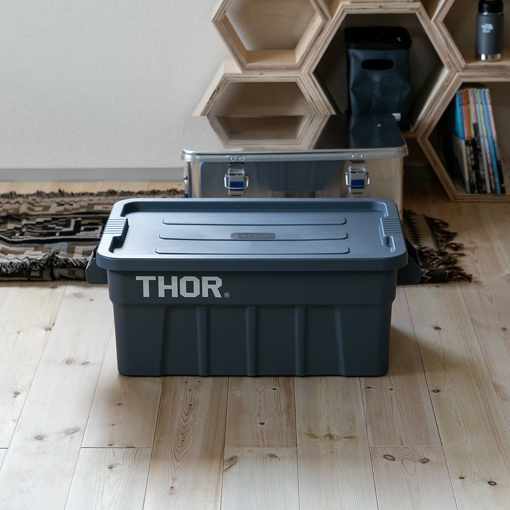Thorコンテナ収納ボックスコンテナボックスおしゃれboxプラスチック53LアウトドアThorLargeTotesWithLid53LコンテナボックスRVBOX