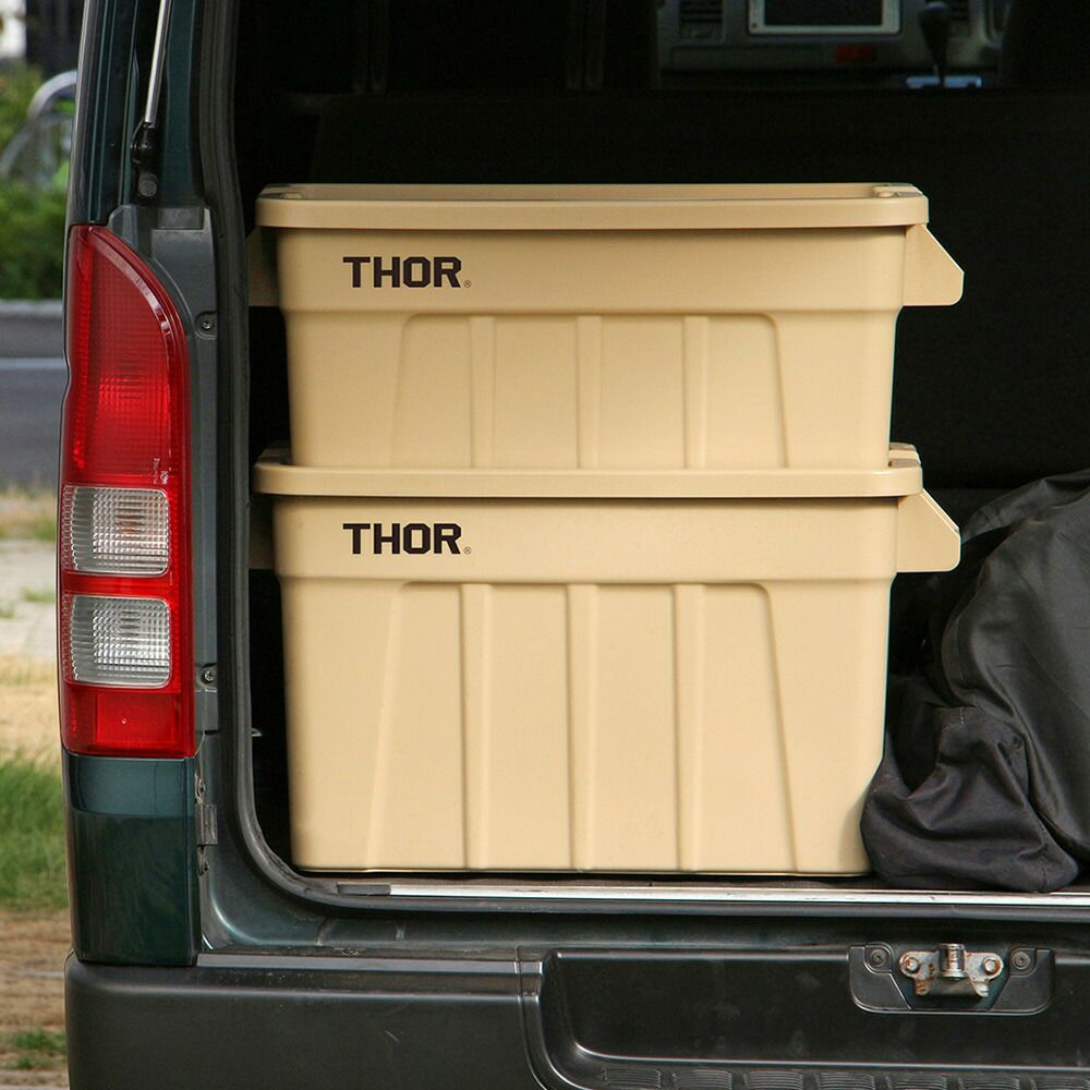 Thorコンテナ収納ボックスコンテナボックスおしゃれboxプラスチック53LアウトドアThorLargeTotesWithLid75LコンテナボックスRVBOX