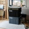 Thorコンテナ収納ボックスコンテナボックスおしゃれboxプラスチック53LアウトドアThorLargeTotesWithLid75LコンテナボックスRVBOX