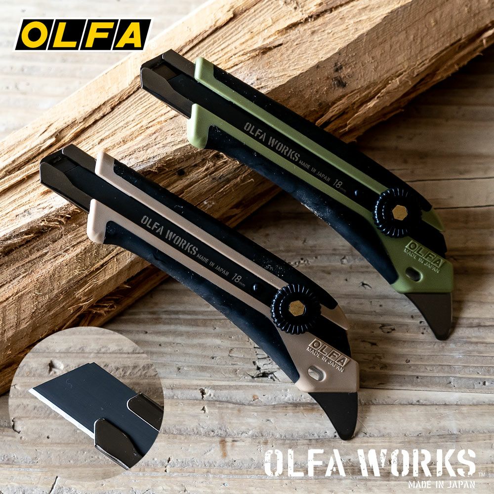 OLFA替刃式フィールドナイフオルファFK1ナイフアウトドアOW-FK1-ODOW-FK1-SB
