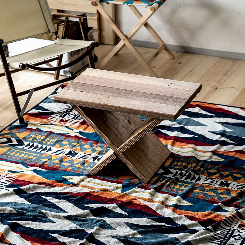 テーブルクロススタンドクーラーボックススタンド焚き火台テーブルキャンプアウトドア木製組み立て