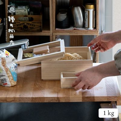 増田桐箱店　桐製　桐　米びつ　5キロ　ライスストッカー 楽天市場】増田桐箱店 米櫃 5kg / 米びつ 桐製 ライスストッカー