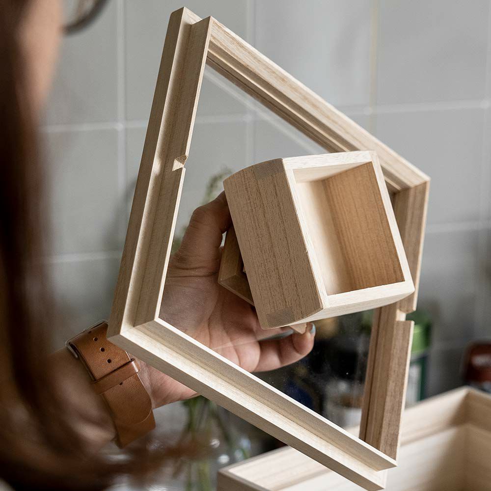 増田桐箱店桐の米櫃10kgライスストッカー米びつ日本製