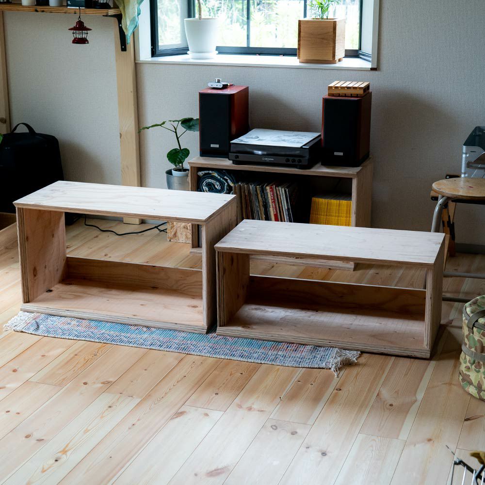 オープンシェルフレコードボックス収納本棚木箱テレビ台文庫文芸日本製国産LP