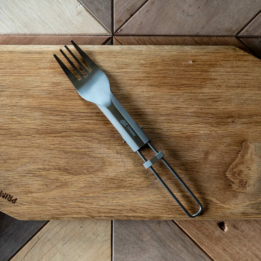 エスビットフォールディングカトラリーESBIT登山軽量折り畳みチタンスプーンフォークナイフスポークトレッキングアウトドアソロキャンプツーリング