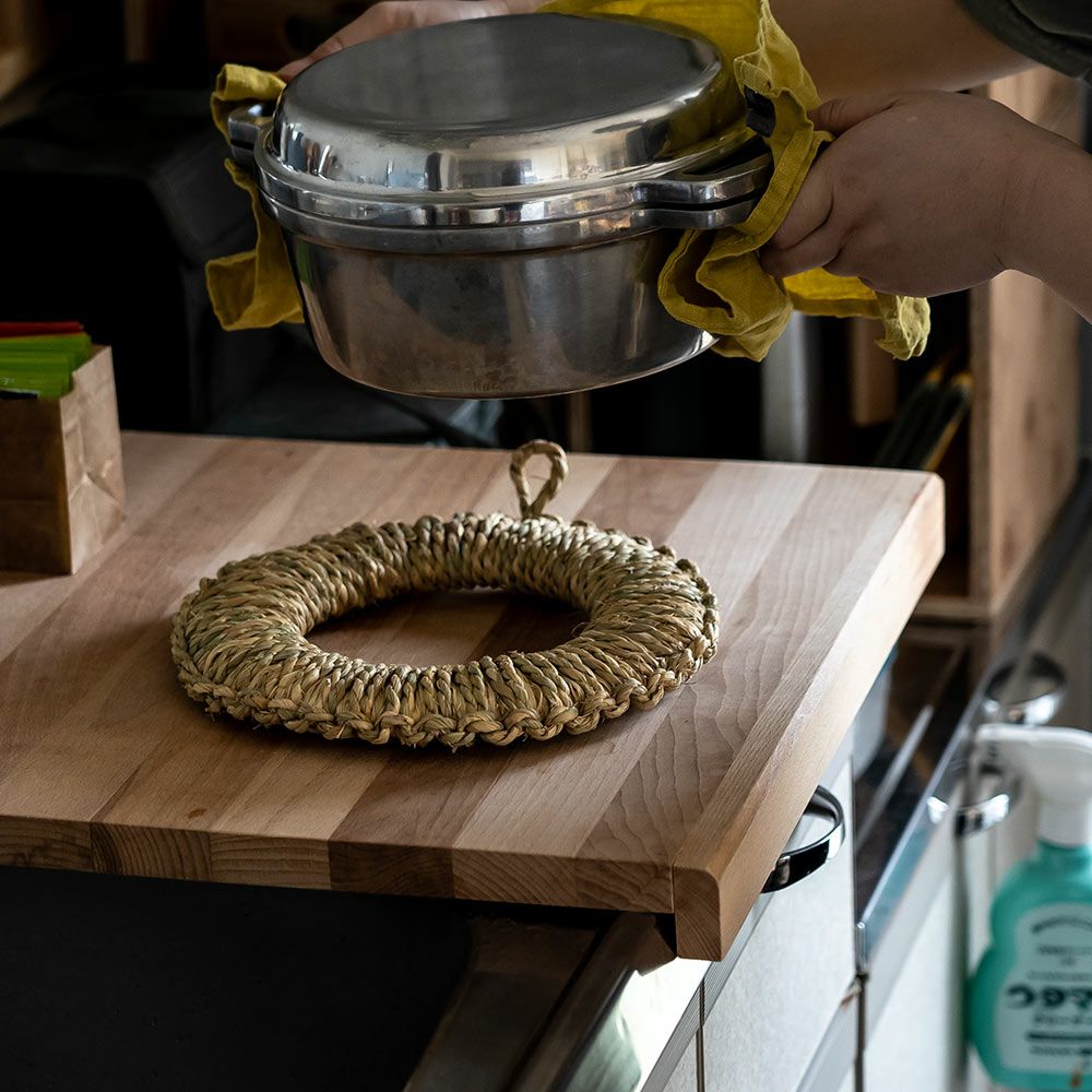 松野屋ワラ釜敷き大鍋敷きキッチン道具日本製