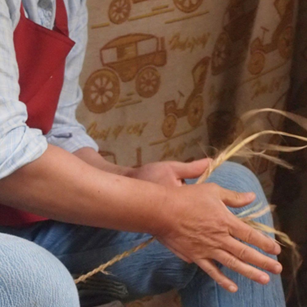 松野屋ワラ釜敷き中鍋敷きキッチン道具日本製