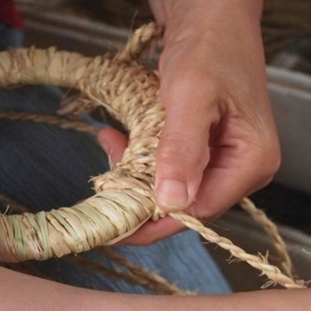 松野屋ワラ釜敷き中鍋敷きキッチン道具日本製