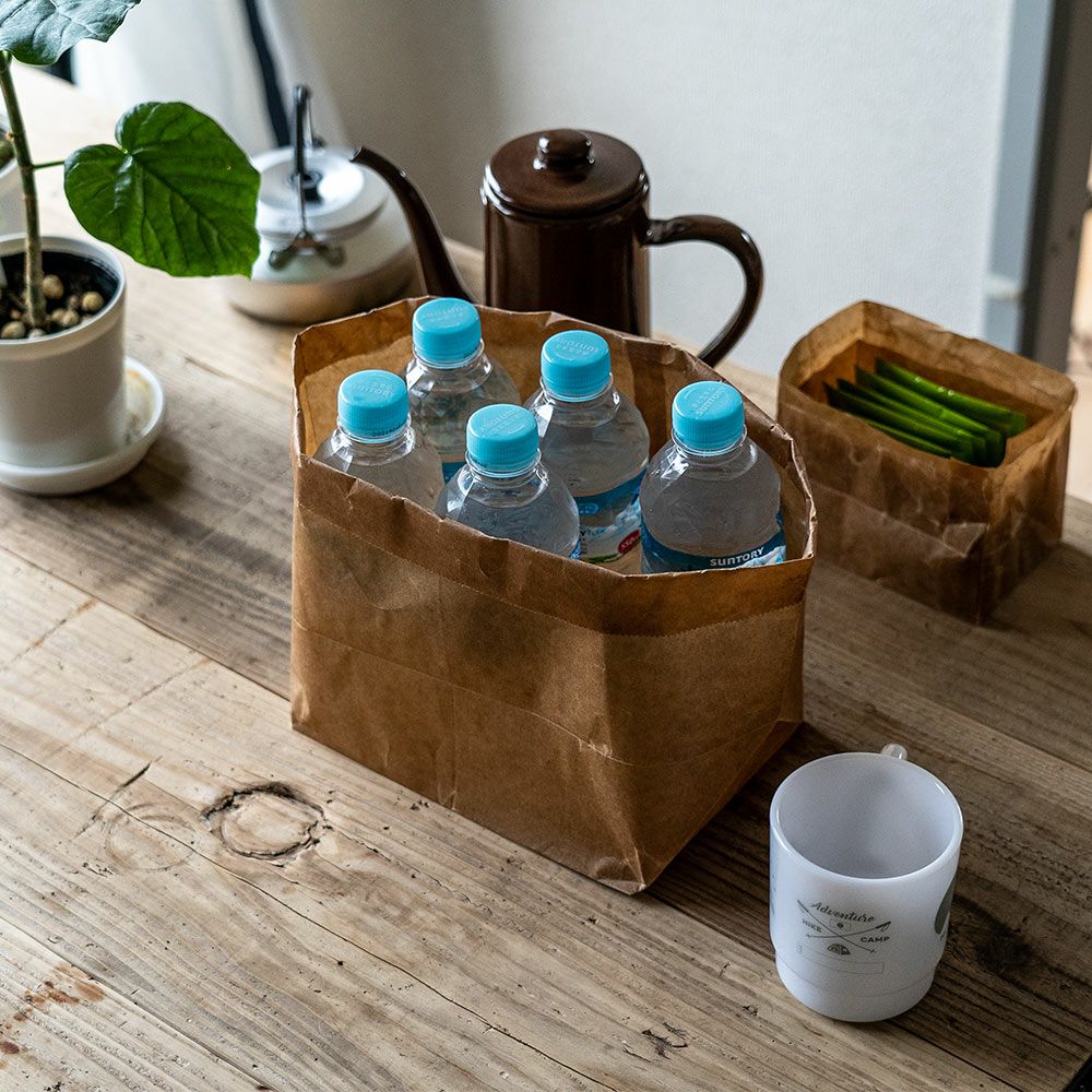 松野屋蝋引紙袋亀甲七型7型20枚入日本製ワックスペーパー収納