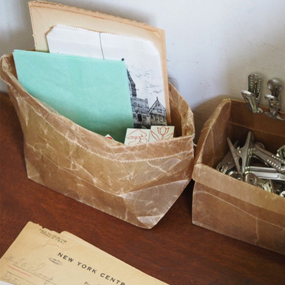 松野屋蝋引紙袋亀甲七型7型20枚入日本製ワックスペーパー収納