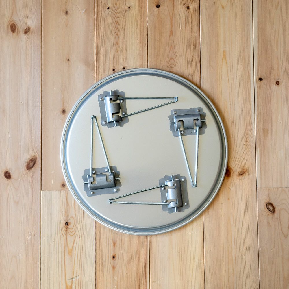 松野屋アルマイトちゃぶ台ローテーブル折りたたみアウトドアグランピング