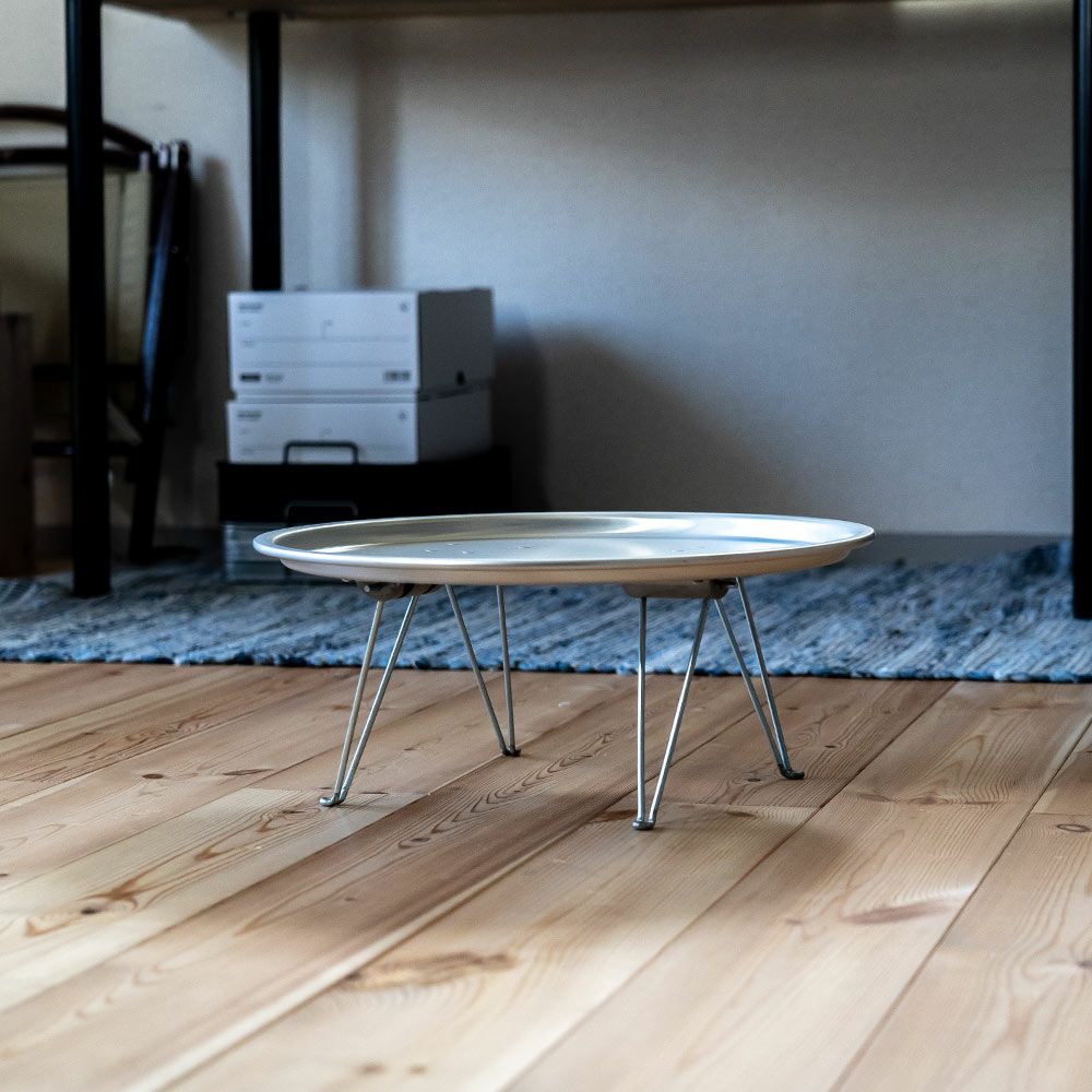 松野屋アルマイトちゃぶ台ローテーブル折りたたみアウトドアグランピング