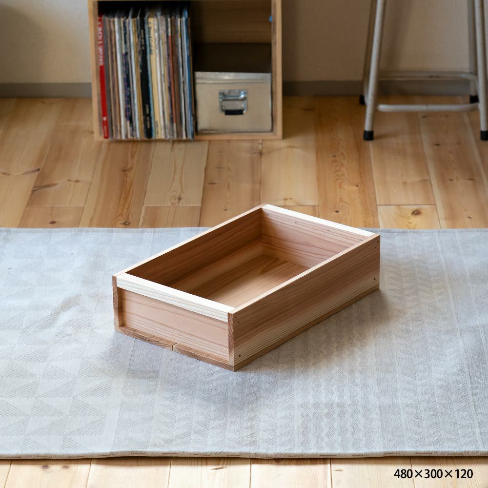 りんご箱見せる収納始めませんか？上小節国産りんご箱杉480×300×120新品什器リンゴ箱木箱収納BOXアウトドアBOX木製国産杉見せる収納ボックス