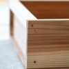 りんご箱見せる収納始めませんか？上小節国産りんご箱杉480×300×120新品什器リンゴ箱木箱収納BOXアウトドアBOX木製国産杉見せる収納ボックス