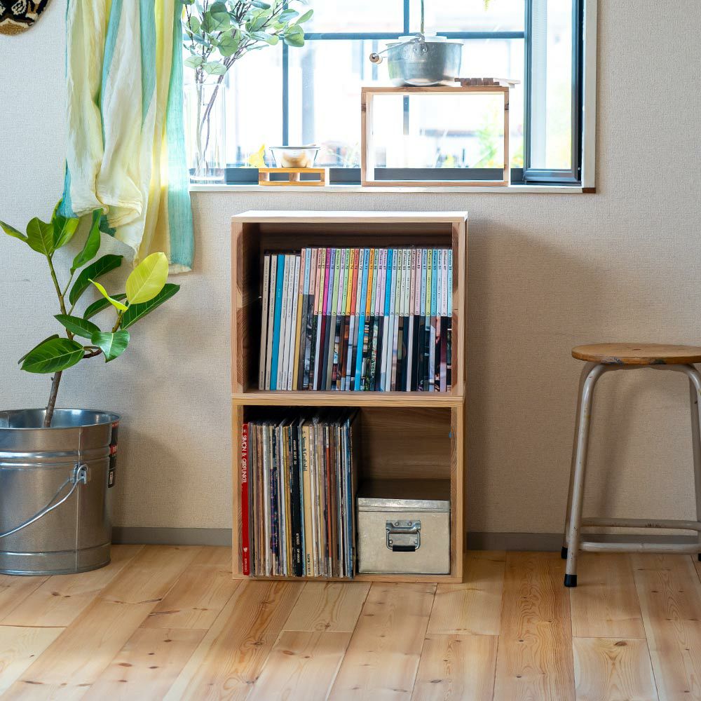 りんご箱見せる収納始めませんか？上小節国産りんご箱杉480×380×310新品什器リンゴ箱木箱収納BOXアウトドアBOX木製国産杉見せる収納ボックス