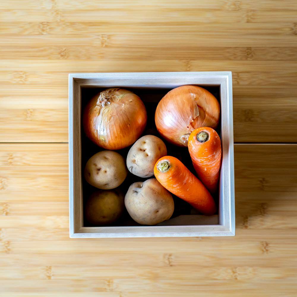 増田桐箱店桐の野菜保存箱Sすのこキッチン収納食品保存野菜保管ベジダブルストッカー
