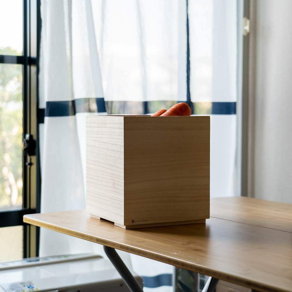 増田桐箱店桐の野菜保存箱Sすのこキッチン収納食品保存野菜保管ベジダブルストッカー