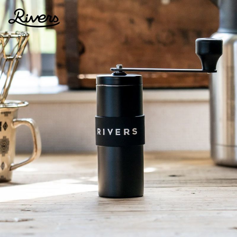 RIVERSコーヒーグラインダーグリットSILVERコーヒーミルグラインダーアウトドア