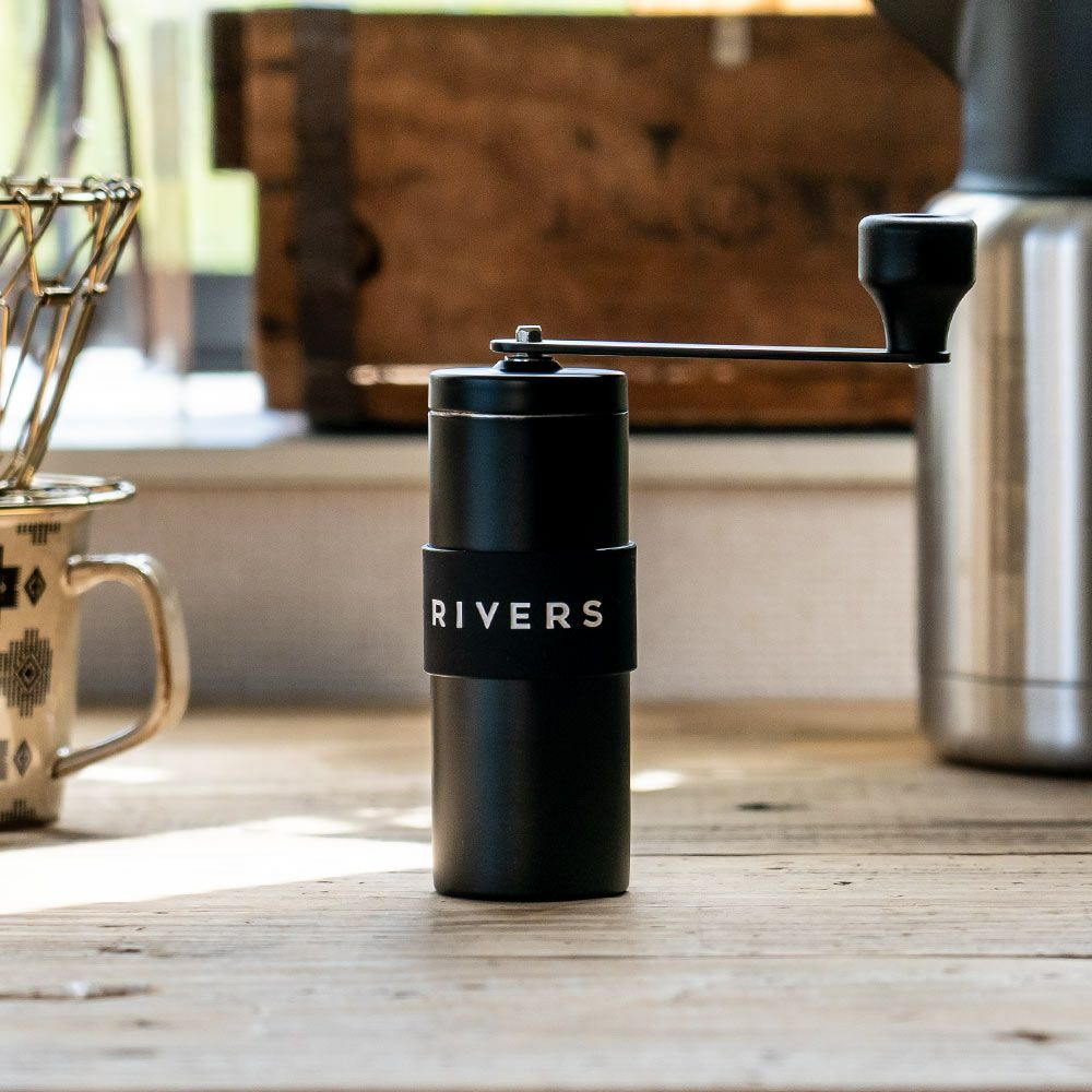 RIVERSコーヒーグラインダーグリットSILVERコーヒーミルグラインダーアウトドア