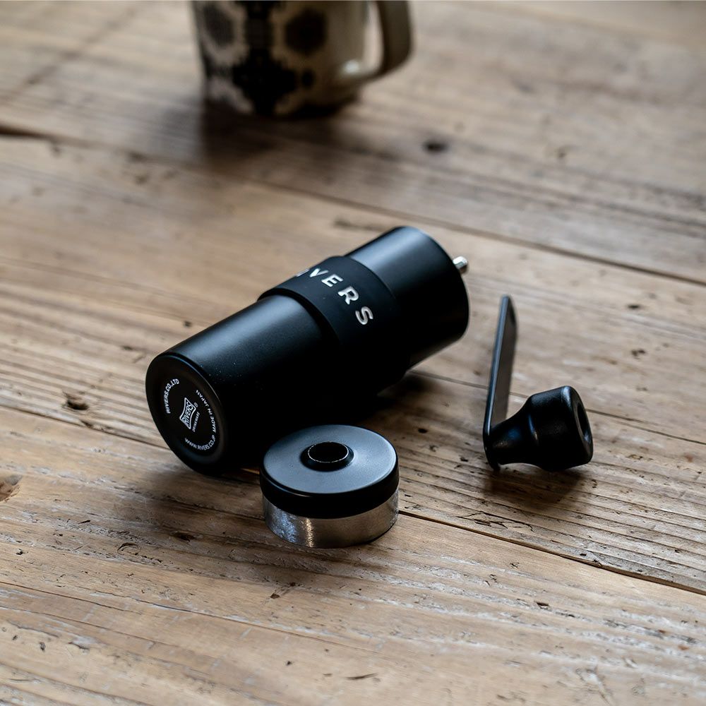 RIVERSコーヒーグラインダーグリットSILVERコーヒーミルグラインダーアウトドア