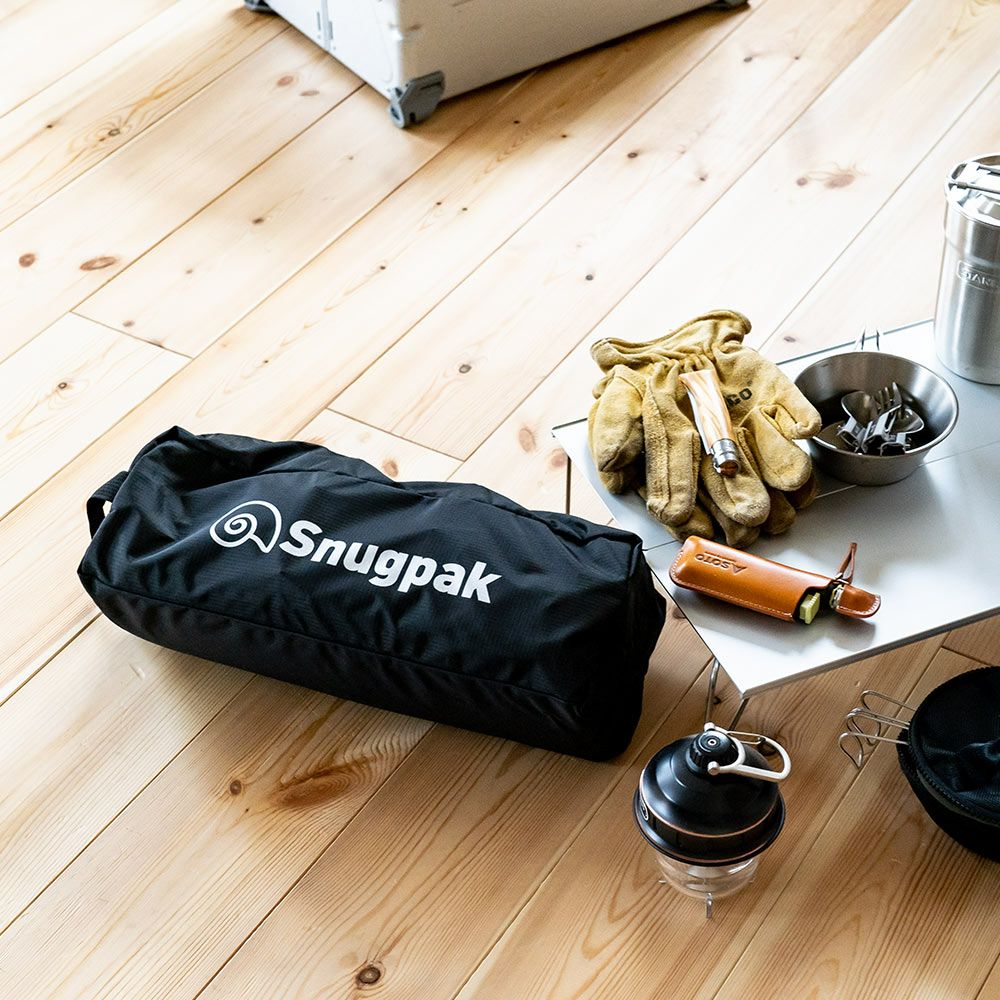 SnugpakスナグパックコットSP15612BKロータイプ折りたたみ式ベッドコンパクト寝袋アウトドアキャンプブラック