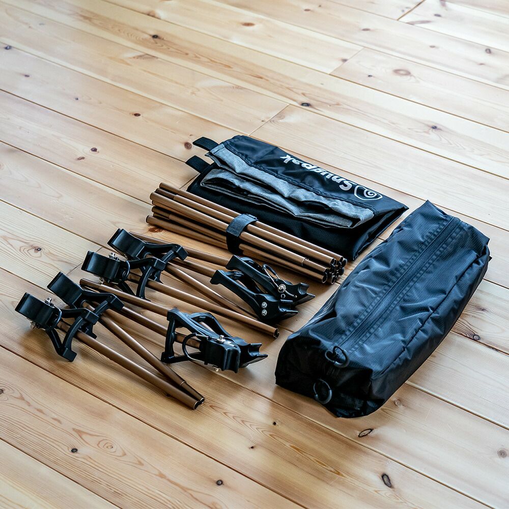 SnugpakスナグパックコットSP15612BKロータイプ折りたたみ式ベッドコンパクト寝袋アウトドアキャンプブラック