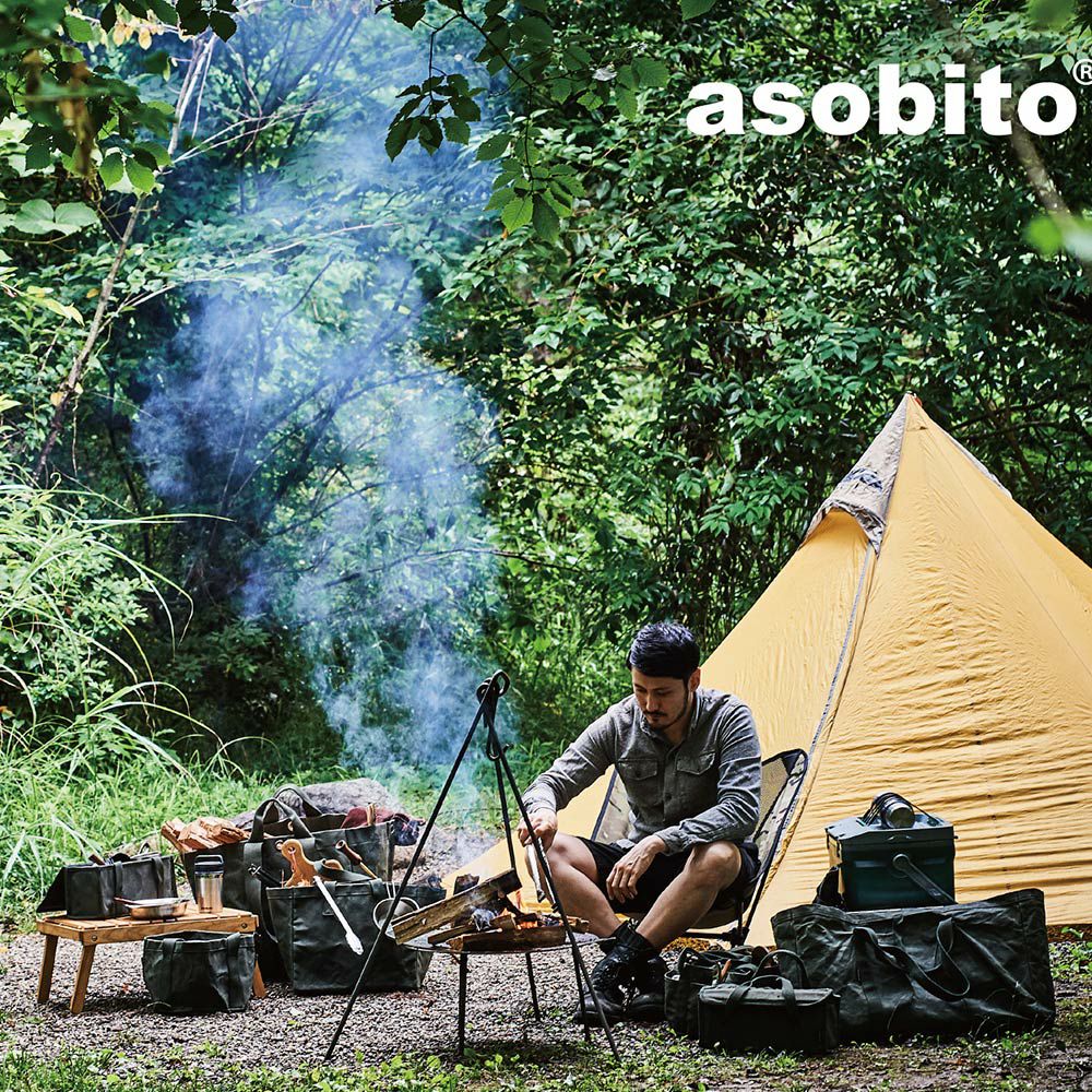 asobitoアソビトハンギングチェーンキャンプアウトドアギア収納キャンプランタンフック