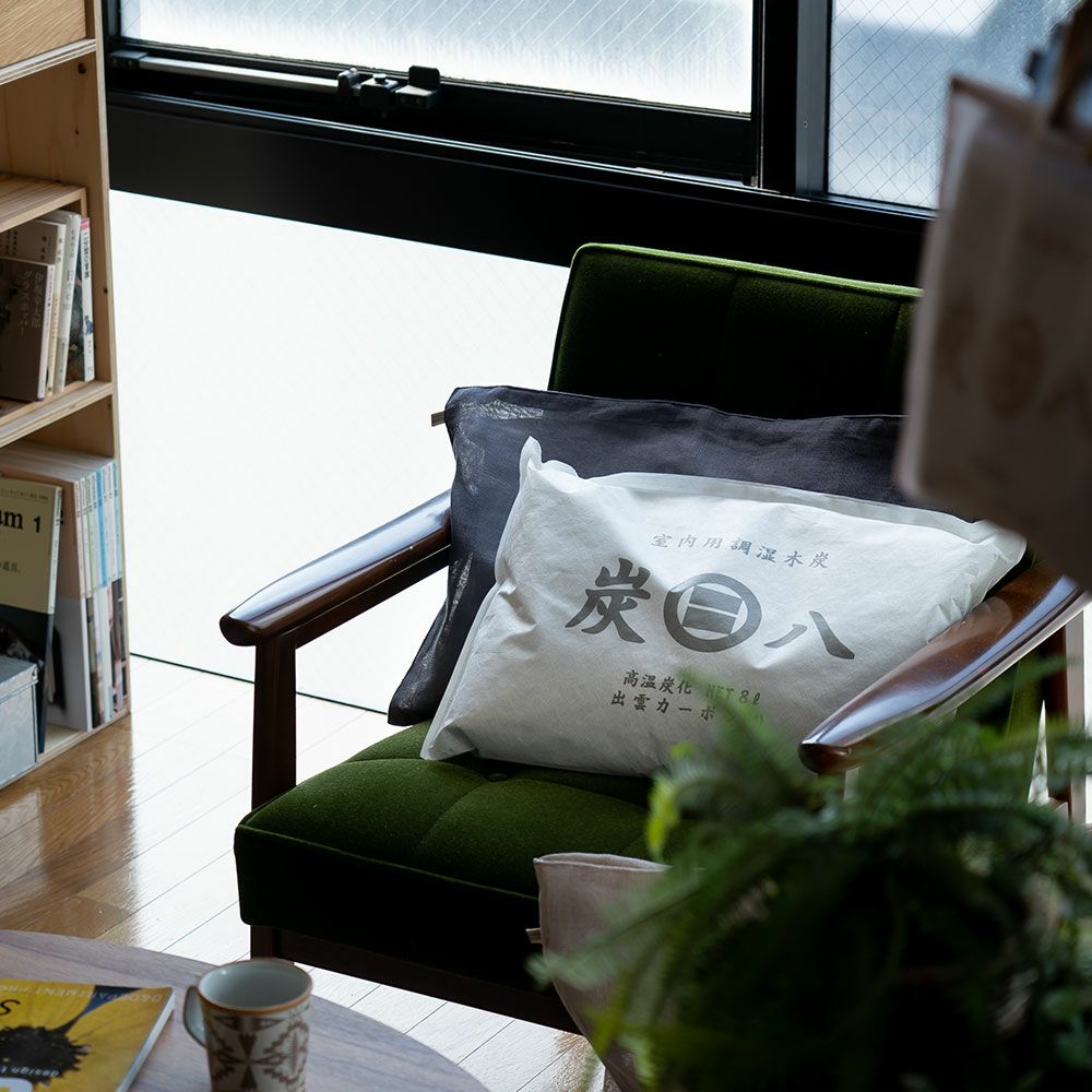 炭八で調湿実感炭八トライアル8Lセットお試しセット室内8L大袋湿気対策室内玄関下駄箱湿気除湿調湿脱臭車内