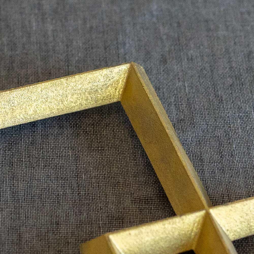 炭谷三郎商店鍋敷Trivetスクエア&サークル真鍮日本製