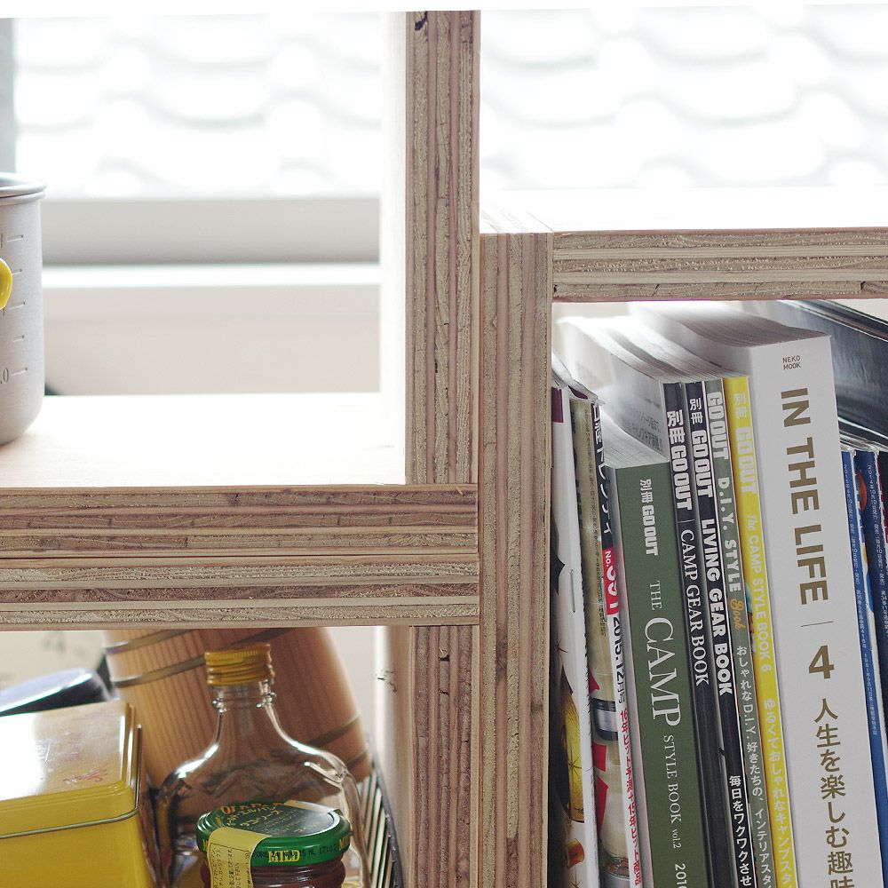 キューブボックスボックスシェルフ24mm収納シェルフ木箱什器厚い太めセットレコード男前インテリア木製A4本棚ディスプレイラック収納ボックス棚ブックシェルフ文庫本雑誌文芸書新書冷蔵庫CDDVD送料無料