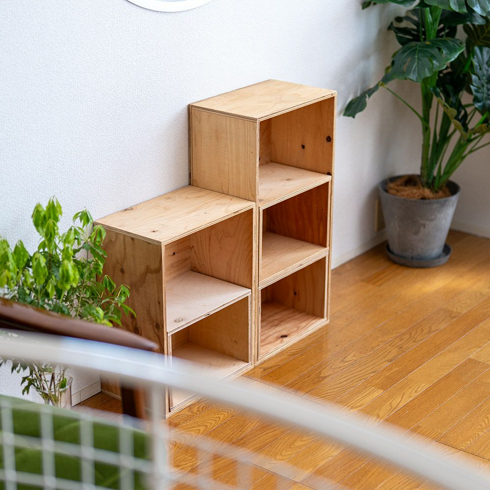 キューブボックスボックスシェルフ３収納シェルフ木箱什器レコード男前インテリア木製A4本棚おしゃれディスプレイラック棚ブックシェルフ文庫本雑誌文芸書新書埃よけ冷蔵庫CDDVD送料無料10P29Aug16