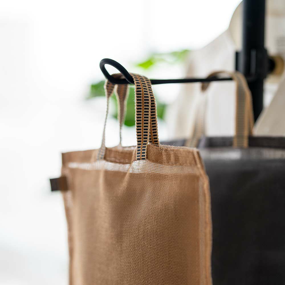 2wayで楽しめる、炭八2個&リバーシブルかや袋セット