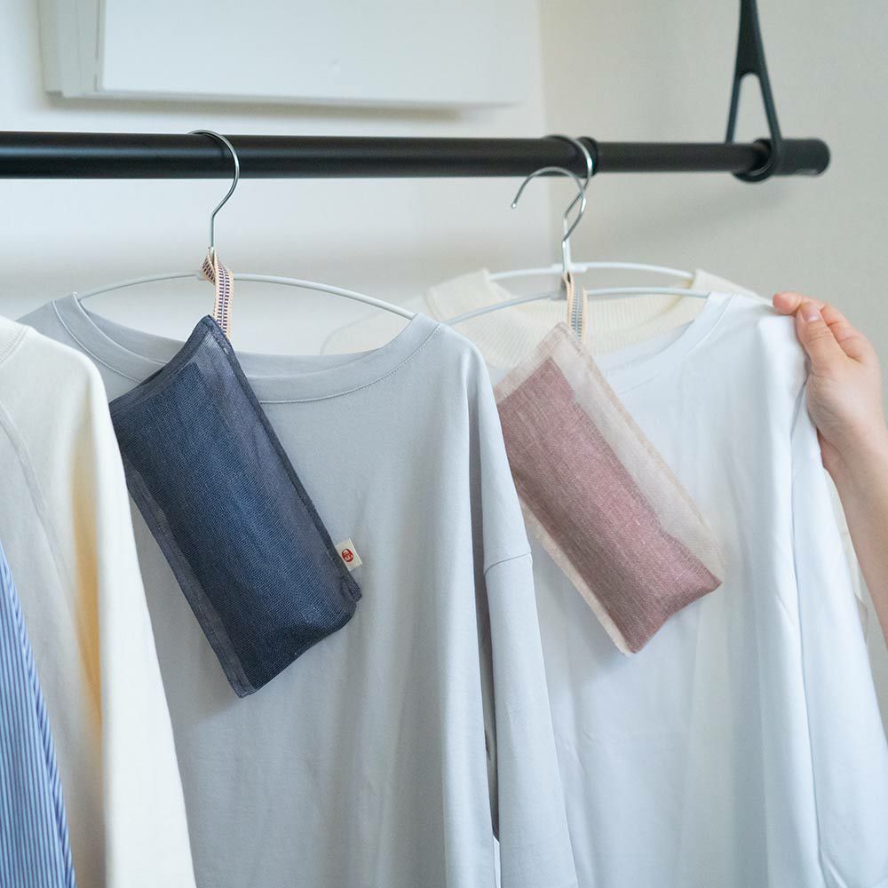 炭八ミニかや袋セット消臭除湿湿気とりクローゼット炭幡井上