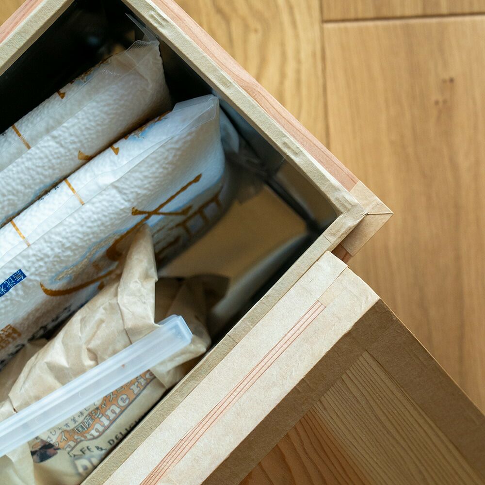 茶箱1kg日本製国産杉使用1キロ木箱