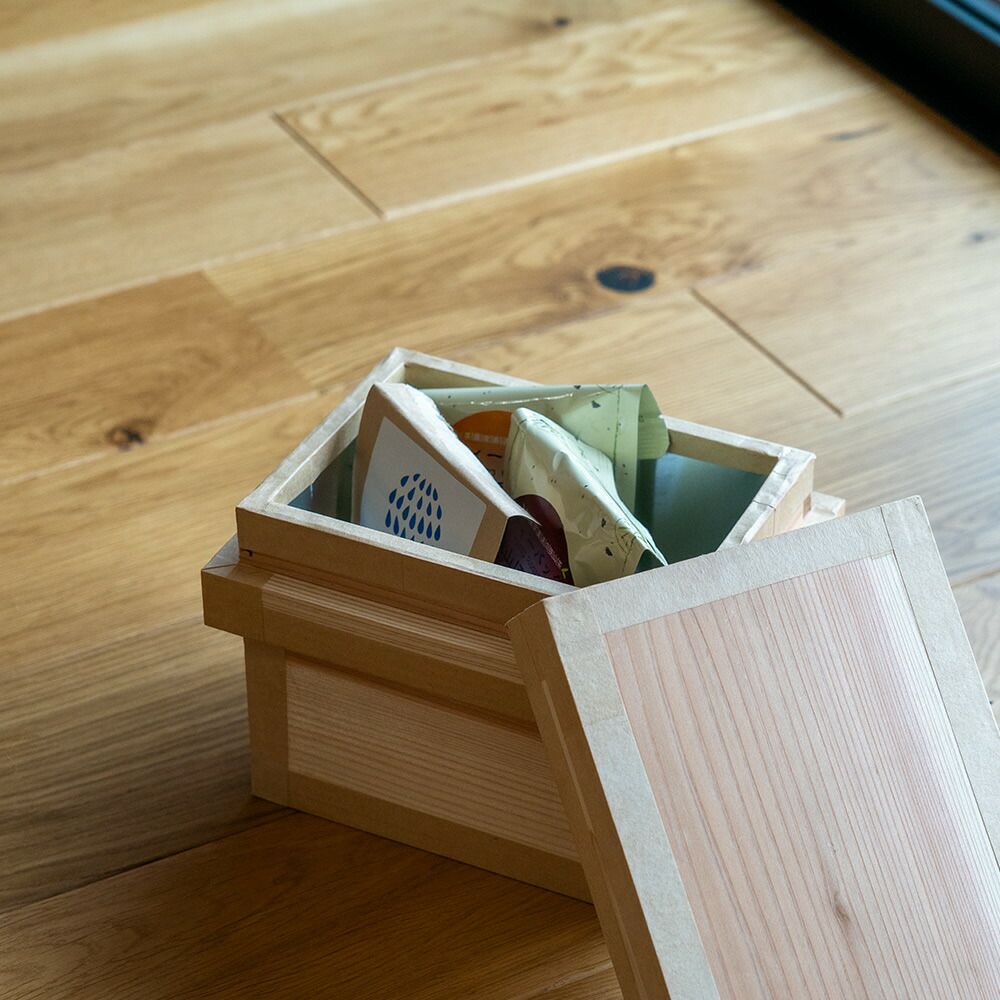 茶箱1kg日本製国産杉使用1キロ木箱