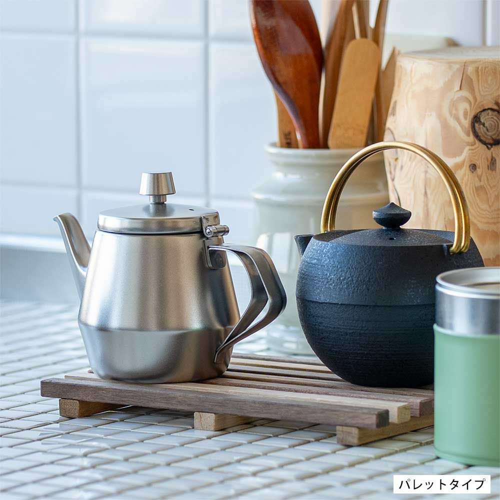 選べる3種類コンパクト収納トリベットウォルナットチーク材端材パレット