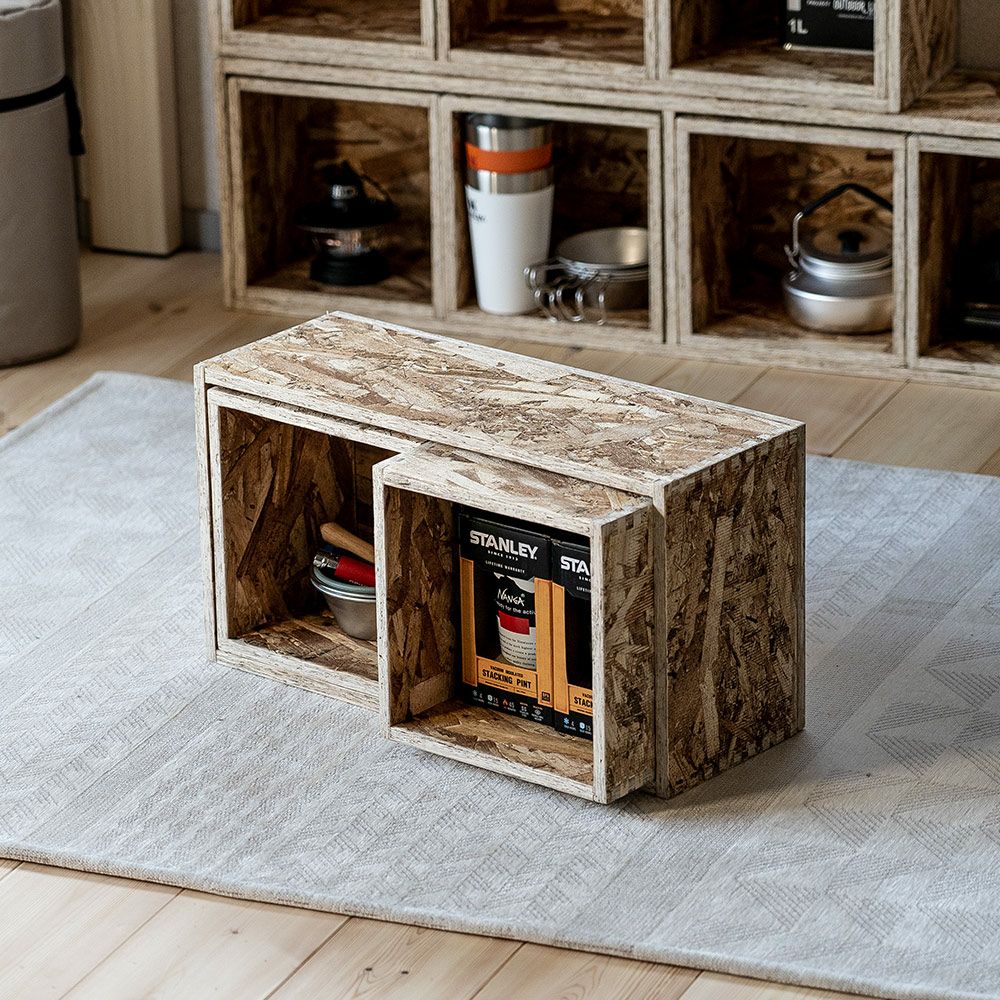 文庫収納ボックスセットシェルフボックス2あられ組みキューブボックスアラレ組み収納本棚木箱マガジンラック文庫文芸CDDVDBDルーター