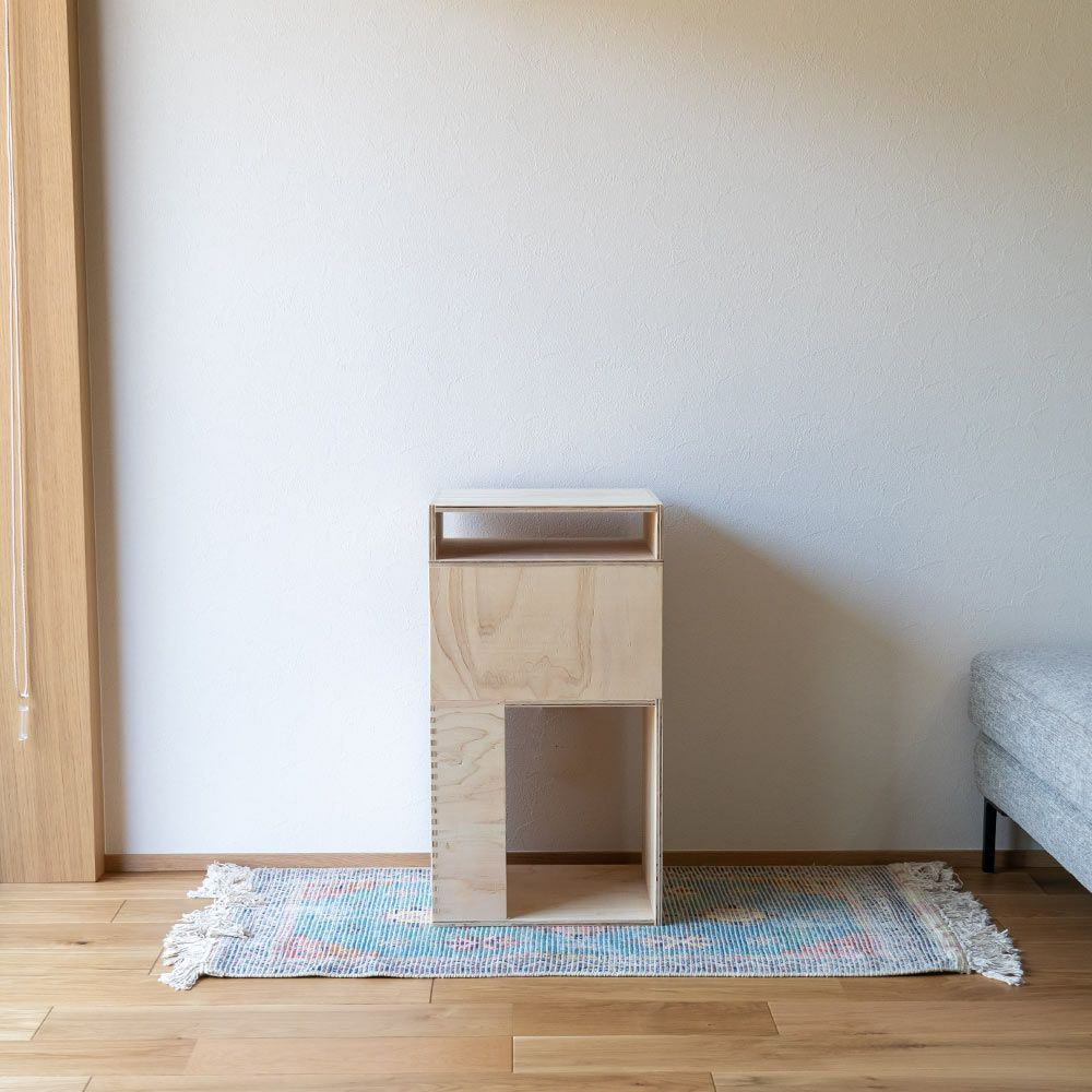 タワーシェルフ収納あられ組キャビネット本収納マガジンラック木製