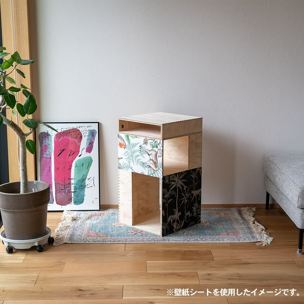 タワーシェルフ収納あられ組キャビネット本収納マガジンラック木製