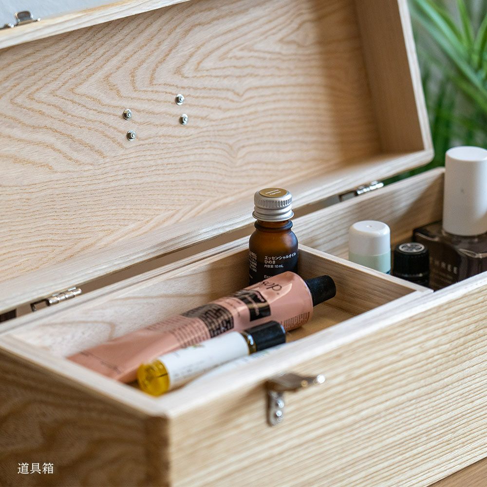 国産セン材の救急箱GAKUNAN岳南木工商会収納道具箱木箱収納