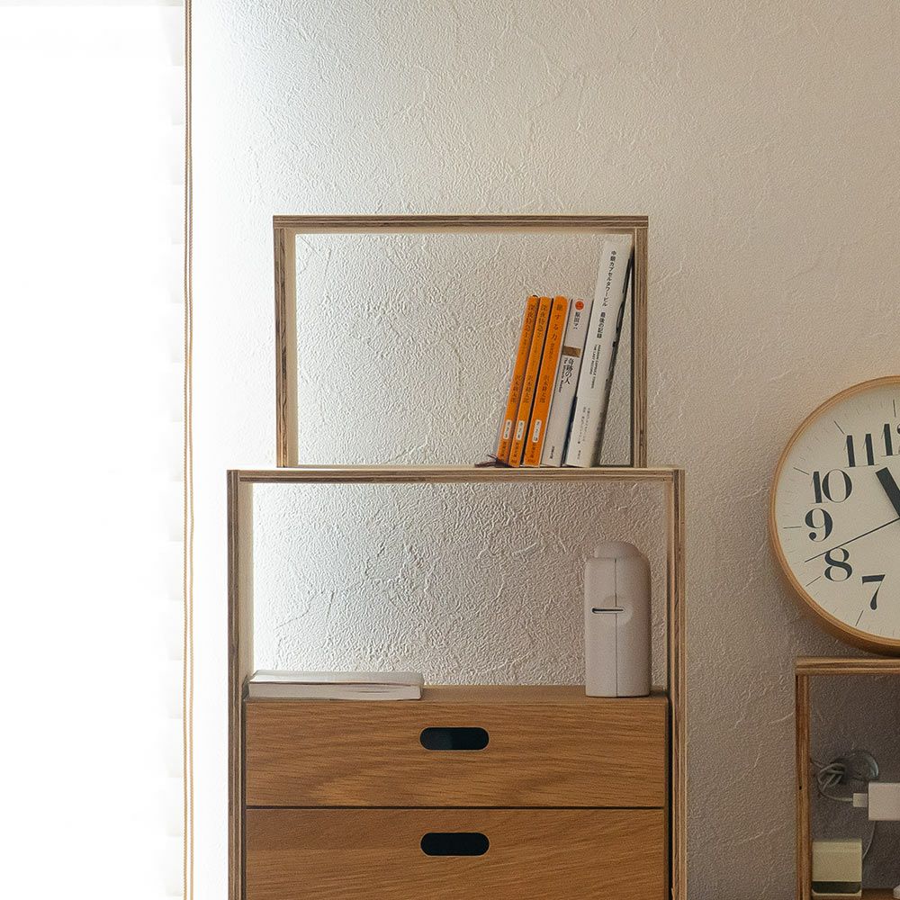 コの字シェルフ収納ボックスシェルフ1個収納本棚マガジンラック文庫文芸