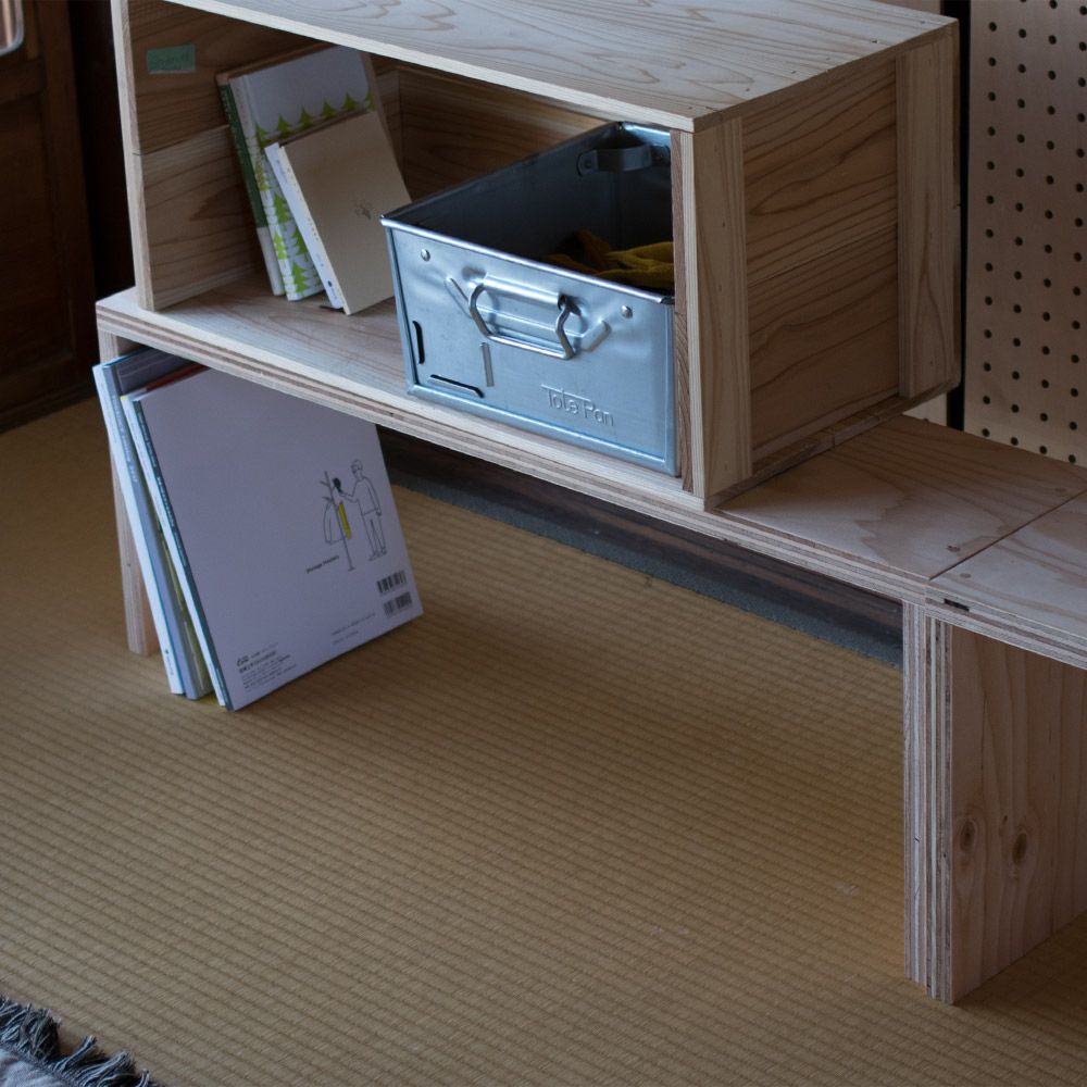 高さが選べるスツールオリジナル・スツール幅450mm高さ335mmor420mm奥行225mmディスプレイシェルフベンチ木製踏み台