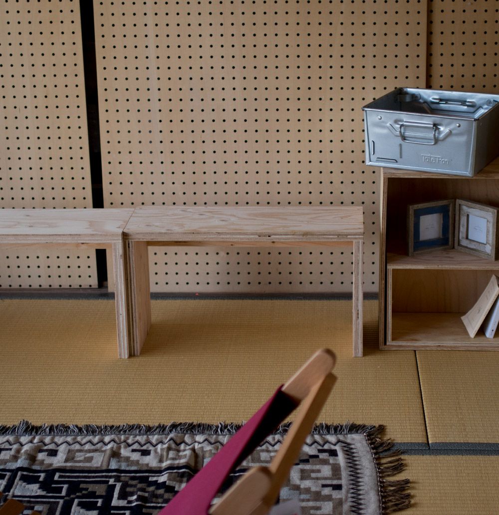 高さが選べるスツールオリジナル・スツール幅600mm高さ335mmor420mm奥行225mmディスプレイシェルフベンチ木製踏み台