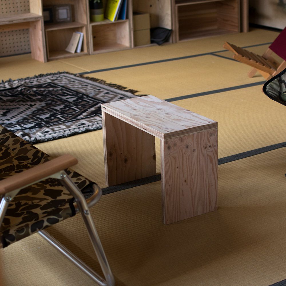 高さが選べるスツールオリジナル・スツール幅750mm高さ335mmor420mm奥行225mmディスプレイシェルフベンチ木製踏み台