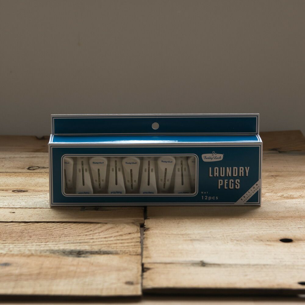 ランドリーピンチ12PフレディレックFREDDYLECK洗濯ばさみFL103