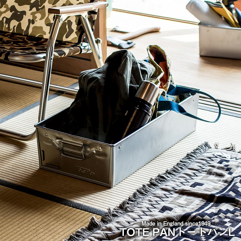 TOTEPANMetalTotePanTP3Lサイズトートパンスチールガーデニングキャンプアウトドア薪入れ